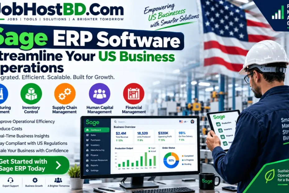 Sage ERP Software Streamline Your US Business Operations