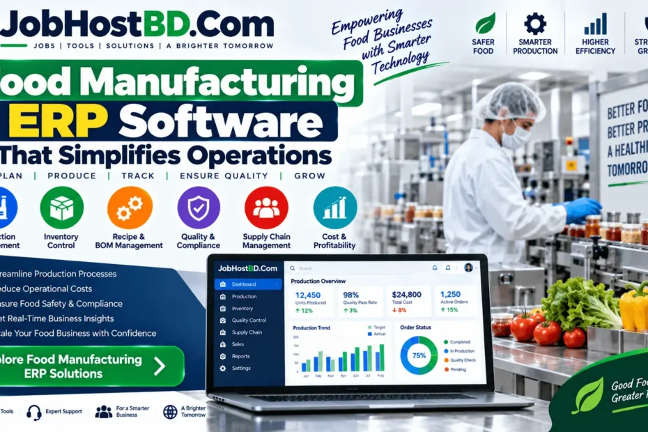 Food Manufacturing ERP